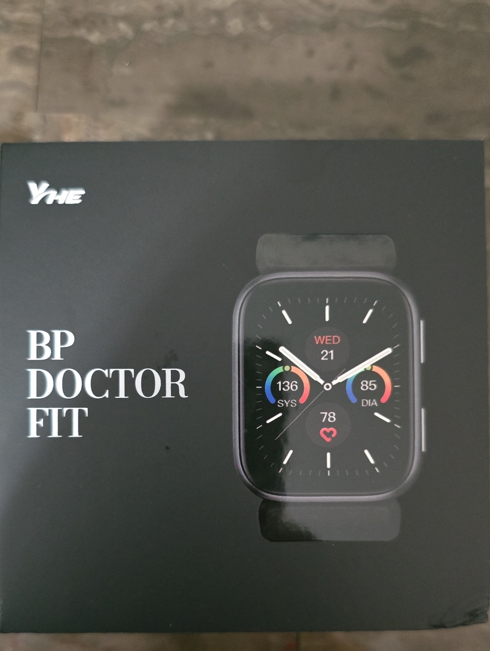 YHE BP Doctor Fit Smartwatch - Black